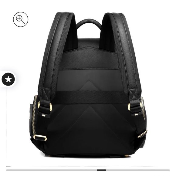 Lux & Nyx THE ZOE 15” LAPTOP BACKPACK black with gold hardware - Picture 6 of 15